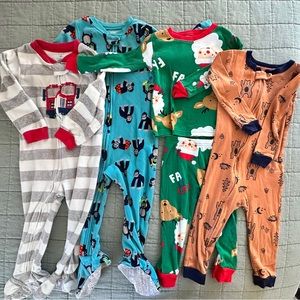 2T Boys Winter Pajama Bundle